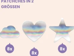 Wild Stripes Anti-Pickel Patches Holo Clear 24 Stück