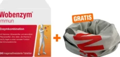 Wobenzym immun 240 Tabletten + gratis Schlauchschal