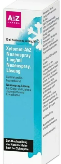 Xylomet AbZ 1 mg je ml Nasenspray 10 ml
