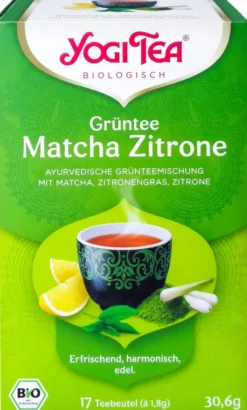 Yogi Tea Grüntee Matcha Zitrone 17 Filterbeutel