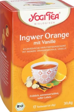 Yogi Tea Ingwer Orange+vanille Bio Filterbeutel 17