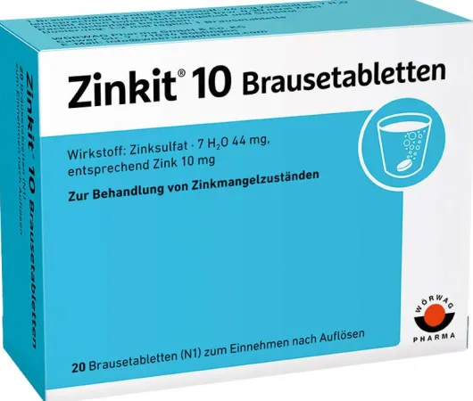 Zinkit 10 Brausetabletten 20 Brausetabletten