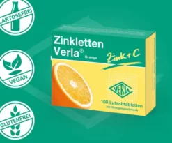 Zinkletten Verla Orange Lutschtabletten 100 Stück