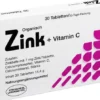 Zink Organisch+vitamin C Tabletten