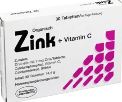 Zink Organisch+vitamin C Tabletten