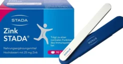Zink STADA 25 mg 90 Tabletten + gratis Nagelpfeile