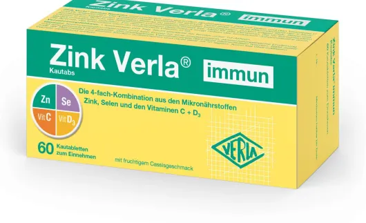 Zink Verla immun 60 Kautabs