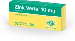 Zink Verla 10 mg 50 Filmtabletten